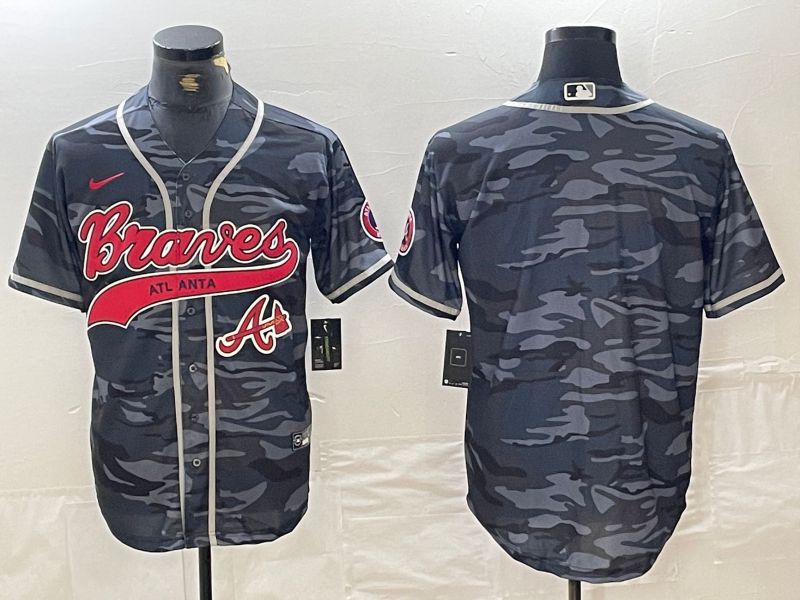 Men Atlanta Braves Blank Camo Jointly 2024 Nike MLB Jersey style 2->atlanta braves->MLB Jersey